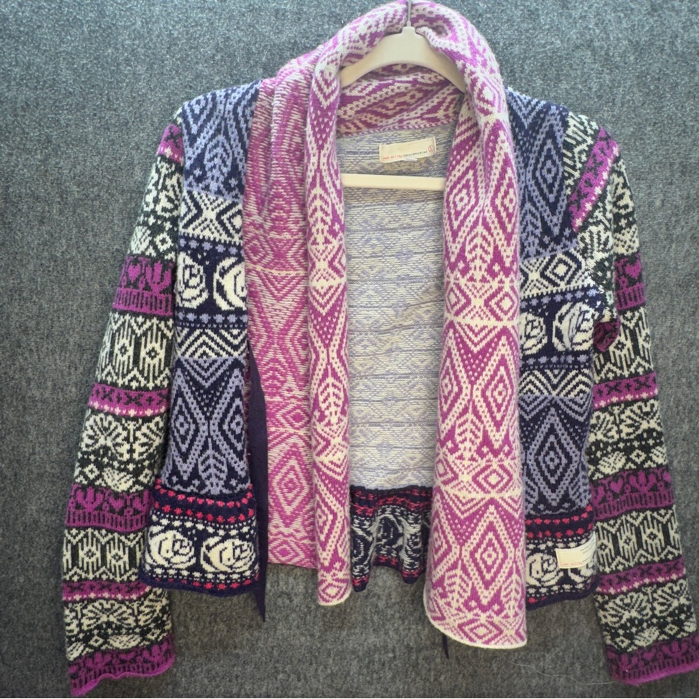 Odd Molly Knit Tie Front Blazer Sz Sm / 1